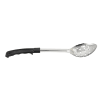 Browne Stainless Steel Serving Spoon, Plastic Handle 15" Perforated (572352) thumbnail 7