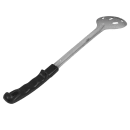 Browne Stainless Steel Serving Spoon, Plastic Handle 15" Slotted (572353) thumbnail 4