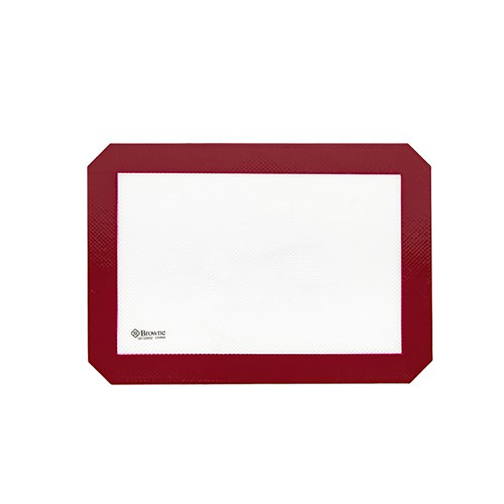 Browne Rectangular Baking Mat - 16 1/2" x 11 3/5", Fits 1/2 Size Sheet Pan, Silicone (58132642)
