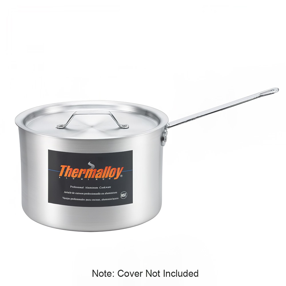 Browne 3 3/4 qt Aluminum Saucepan w/ Solid Metal Handle (5814503)