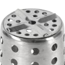 Browne 3 3/4" Round Flatware Cylinder, Perforated, Stainless Steel (80110) thumbnail 6