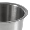 Browne 3 3/4" Round Flatware Cylinder - 5 1/2"H, Solid, Stainless Steel (80113S) thumbnail 6