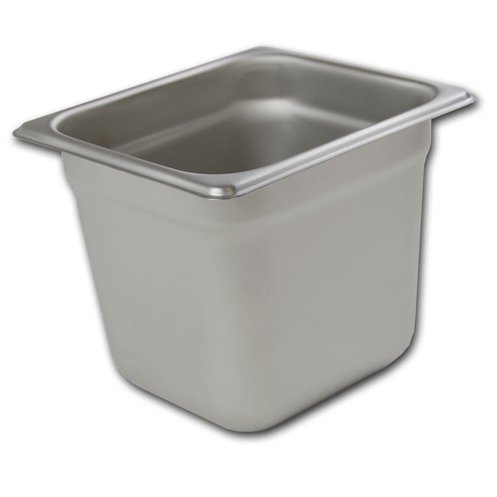 Browne Sixth Size Steam Pan, Stainless (5781606)