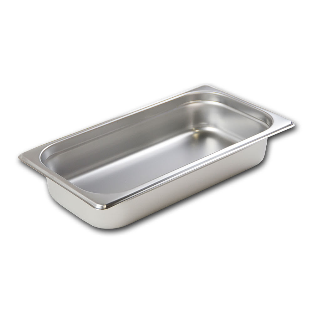 Browne Third Size Steam Pan, Stainless (98132)