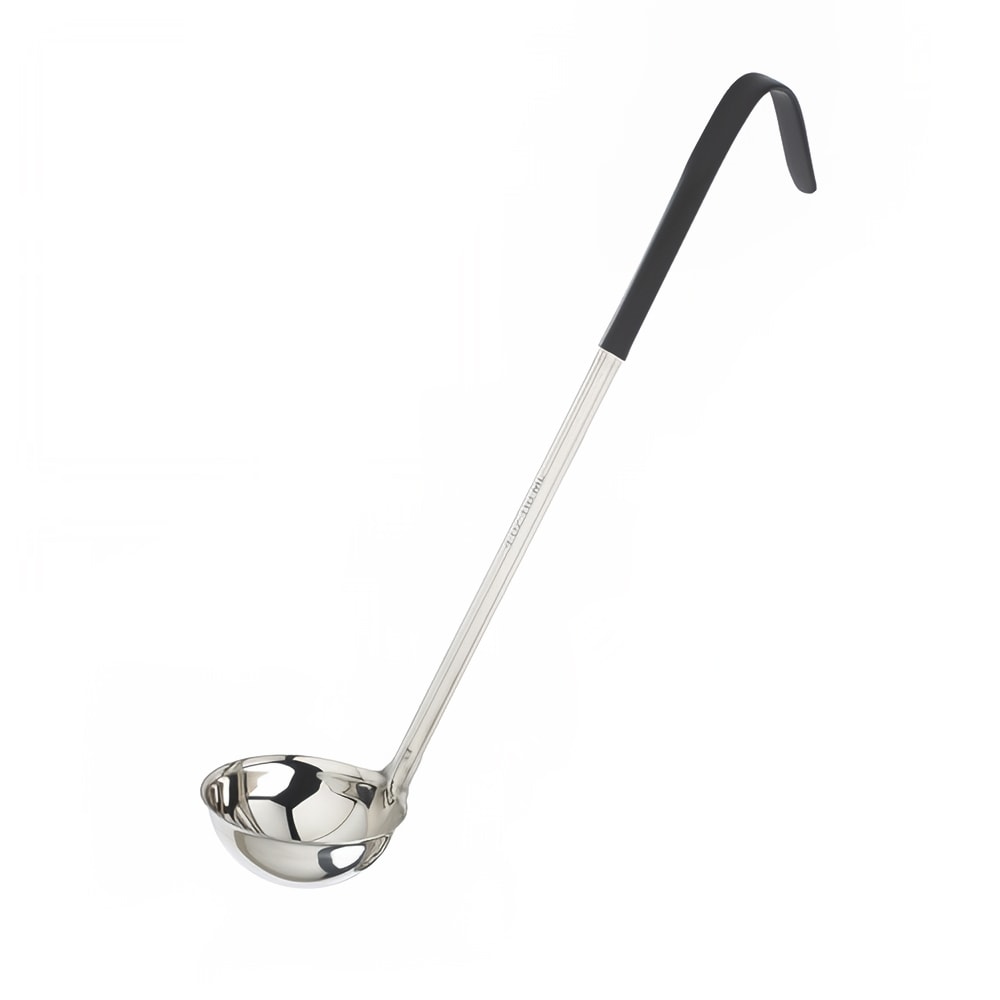 Browne 3 oz Ladle - Stainless Steel, Black Plastic Handle (9943BLK)