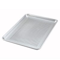 Browne 1/2 Half Size Bun / Sheet Pan - 18" x 13" x 1", 18 gauge Aluminum, Perforated (58132641) thumbnail 2