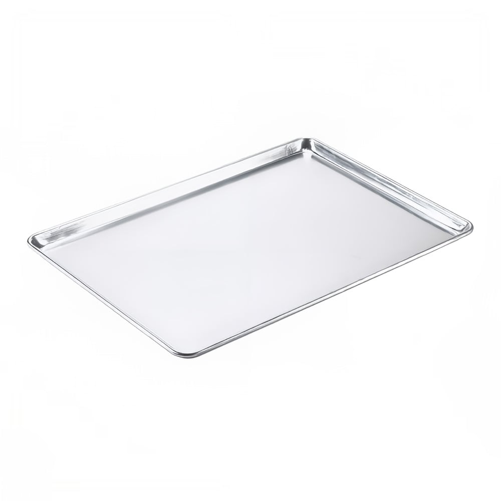 Browne 1/1 Full Size Bun / Sheet Pan - 26" x 18" x 1", 18 gauge Aluminum, Natural Finish (58182640)
