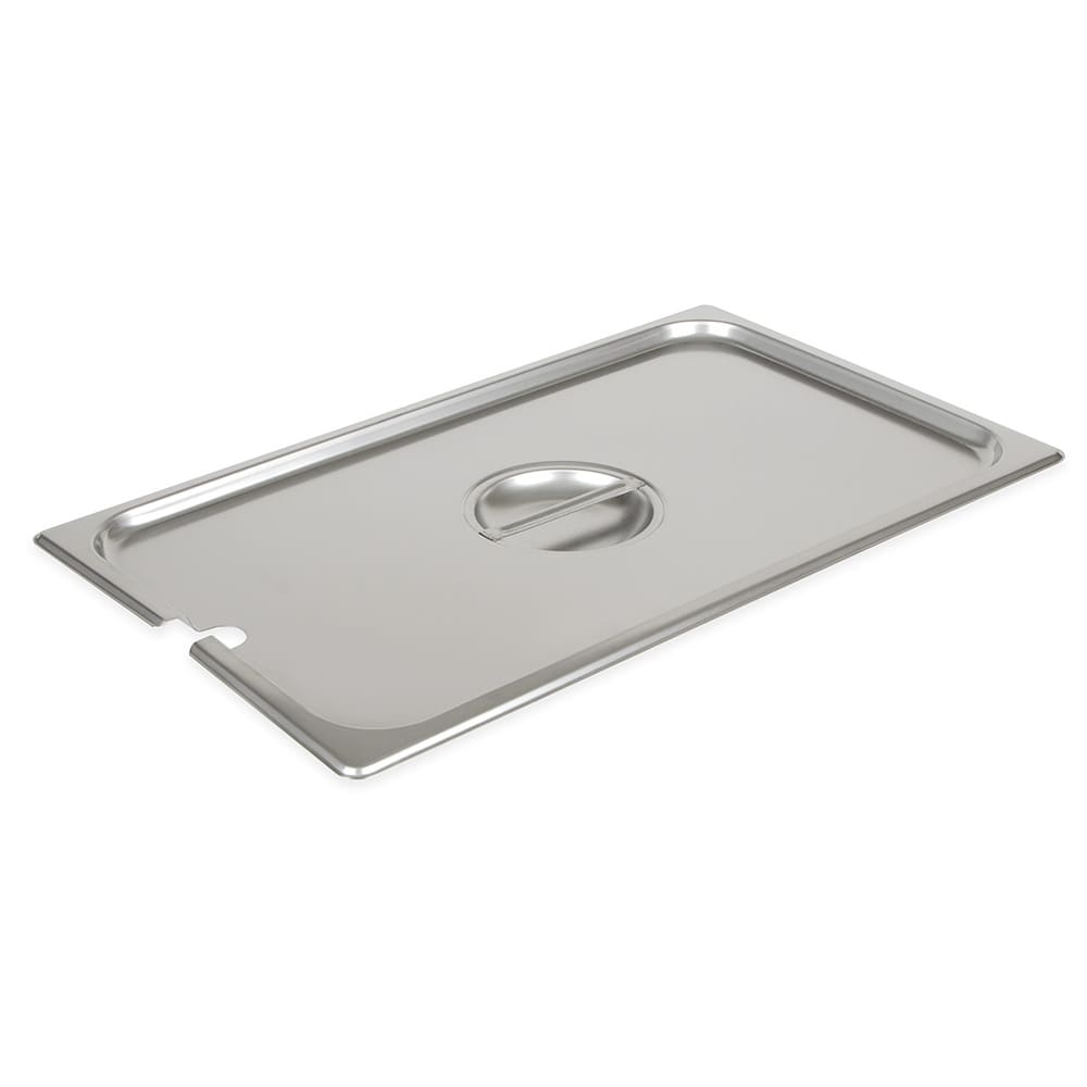 Browne Full-Sized Steam Pan Cover - Notched, Stainless (575529)