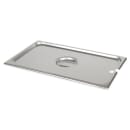Browne Full-Sized Steam Pan Cover - Notched, Stainless (575529) thumbnail 2
