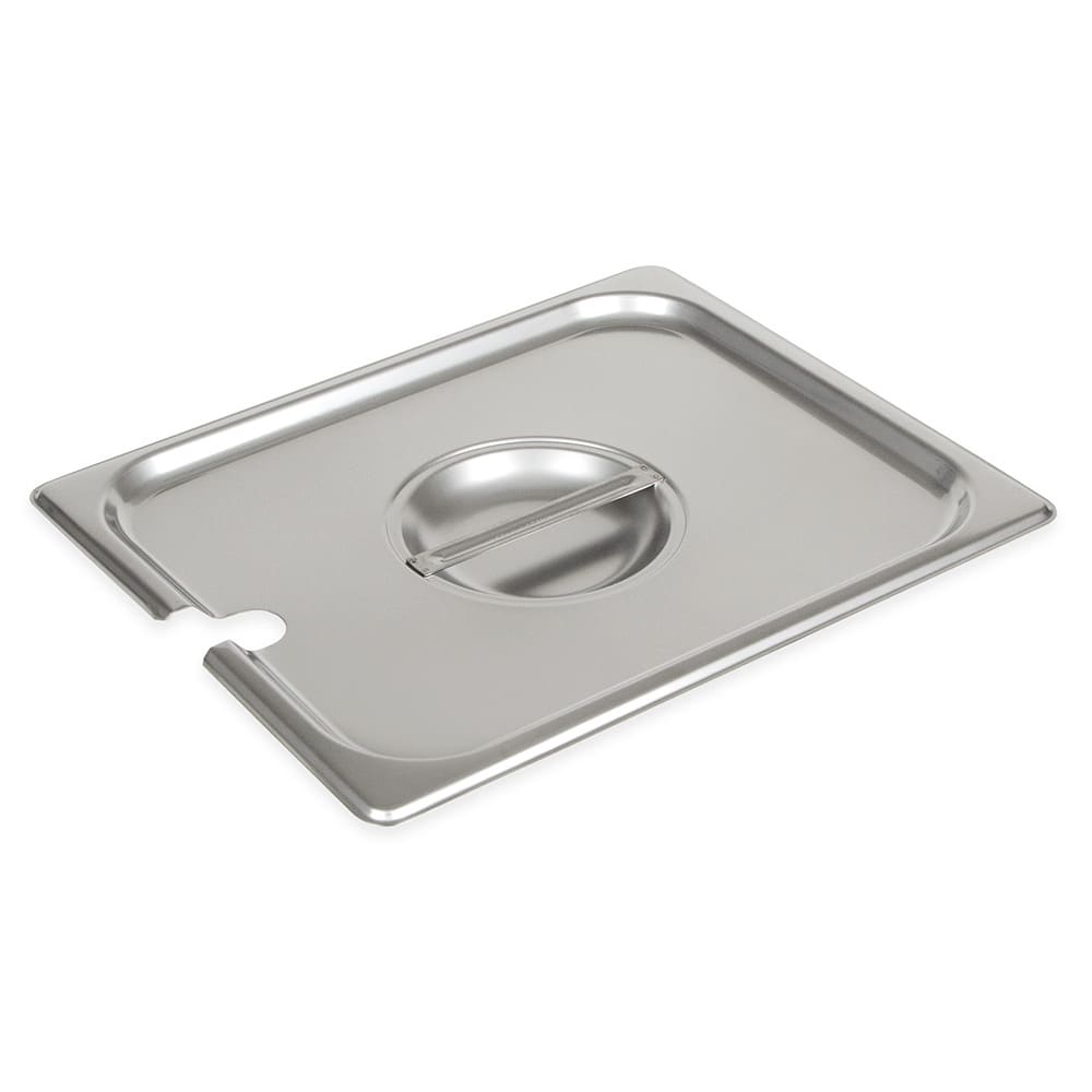 Browne Half-Sized Steam Pan Cover - Notched, Stainless (575539)