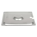 Browne Half-Sized Steam Pan Cover - Notched, Stainless (575539) thumbnail 4