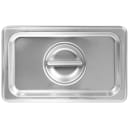 Browne Fourth-Size Steam Pan Cover, Stainless (575558) thumbnail 3