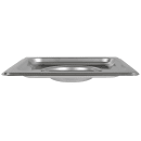 Browne Sixth-Size Steam Pan Cover, Stainless (575568) thumbnail 2