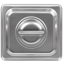 Browne Sixth-Size Steam Pan Cover, Stainless (575568) thumbnail 3