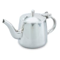 Browne Gooseneck Teapot w/ 10 oz Capacity, Hinged Lid & Hollow Handle, Stainless (515200) thumbnail 3
