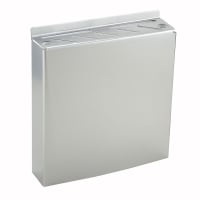 Browne Knife Rack w/ 5 Knife Capacity & Wall Counter Table Mount, Stainless (HKP321) thumbnail 6