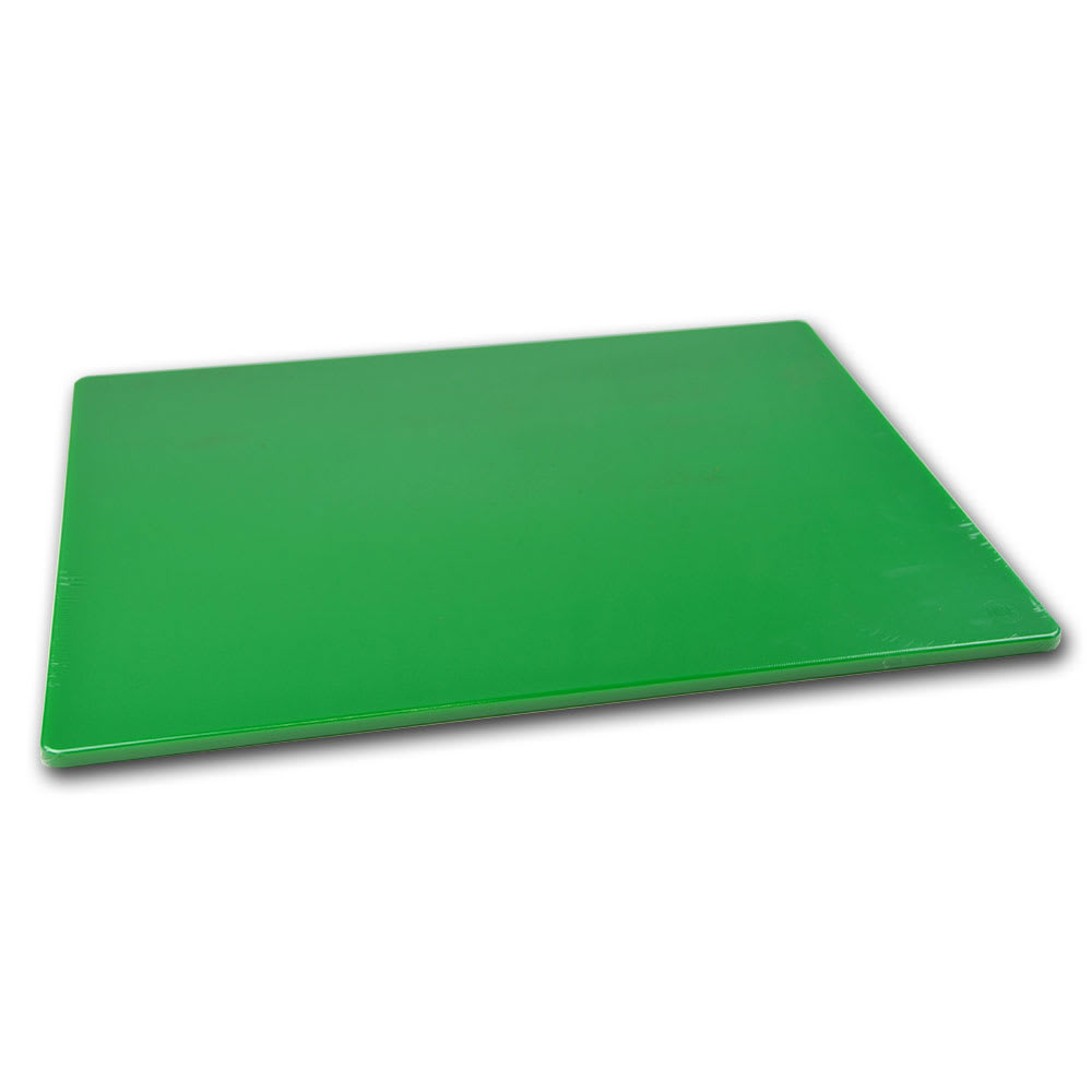 Browne Cutting Board, 15 x 20 x 1/2 in, Medium-Density Poly Board, Green (57361504)