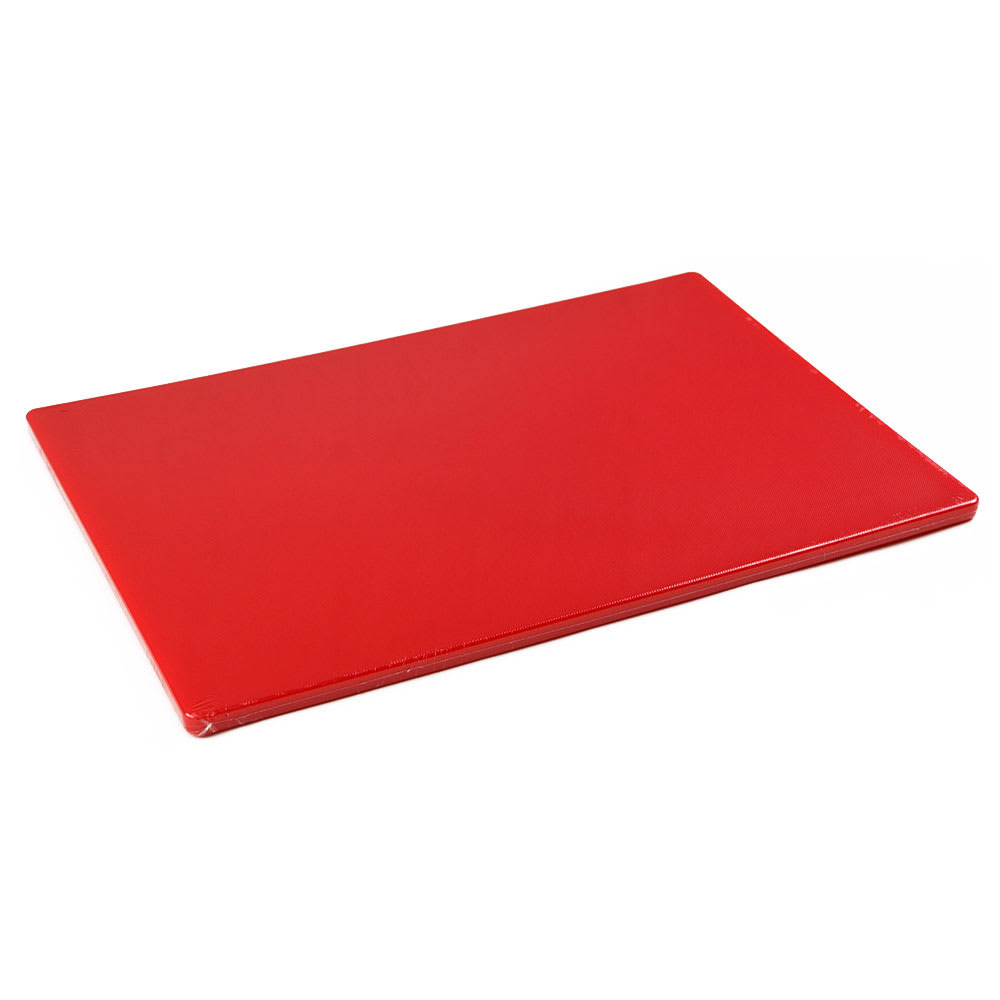 Browne Cutting Board w/ Non Skid Surface, Medium Density, 18 x 24 x 1/2", Red (57361805)