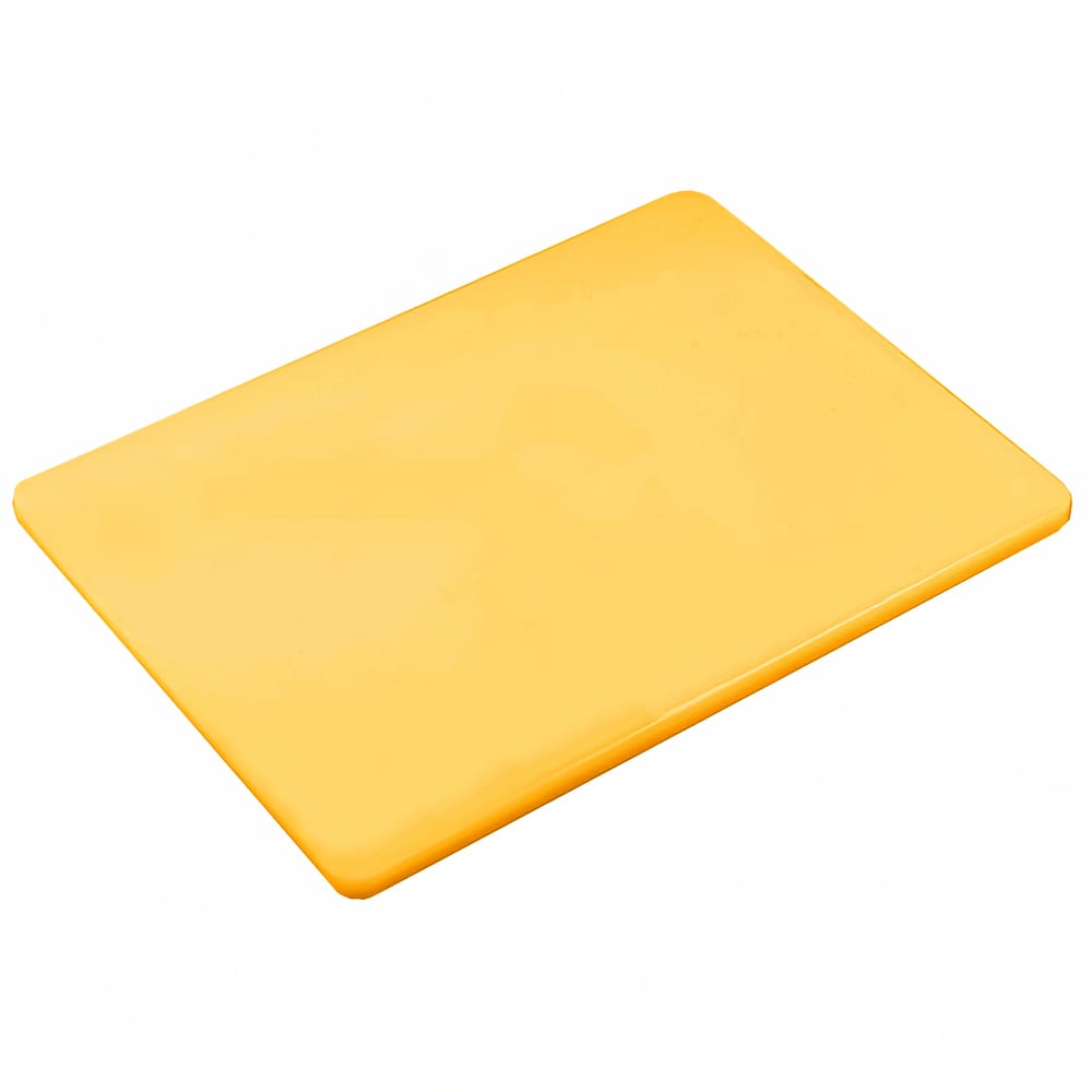 Browne Cutting Board w/ Non Skid Surface, Medium Density, 18 x 24 x 1/2", Yellow (57361817)