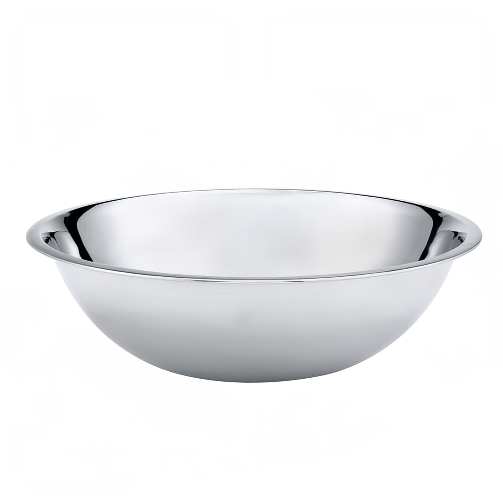Browne 10 1/2 qt Mixing Bowl, Rolled Edge, Mirror Polished, 700 Series (574960)