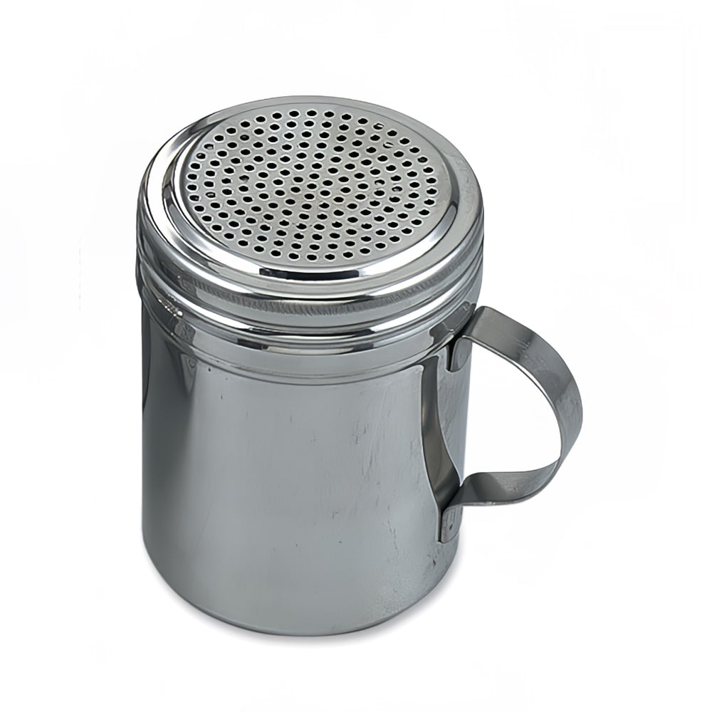 Browne 12 oz Dredge w/ Handle & 1 9/10 mm Holes, Stainless (575699)