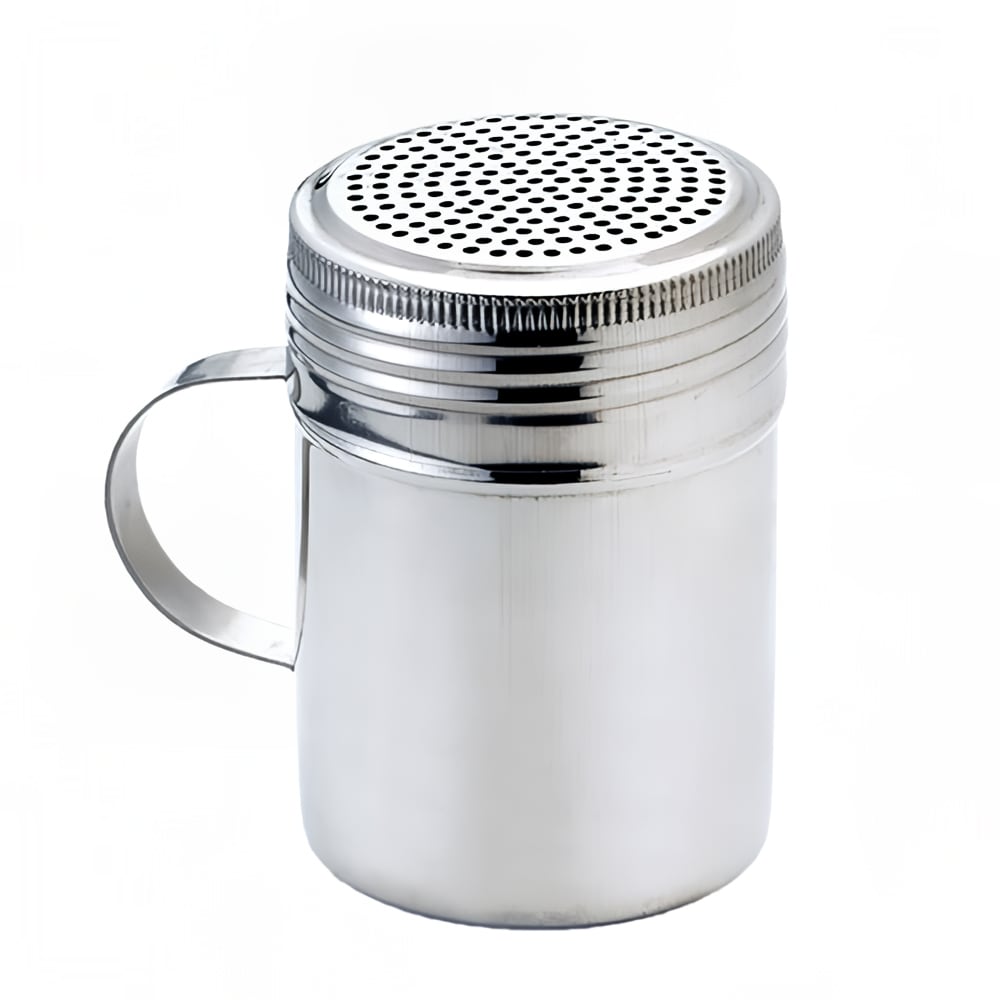 Browne 16 oz Dredge w/ Handle & 1 9/10 mm Holes, Stainless (575674)