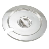 Browne 11 qt Vegetable Inset Cover - Notched, Stainless Steel (575592) thumbnail 6