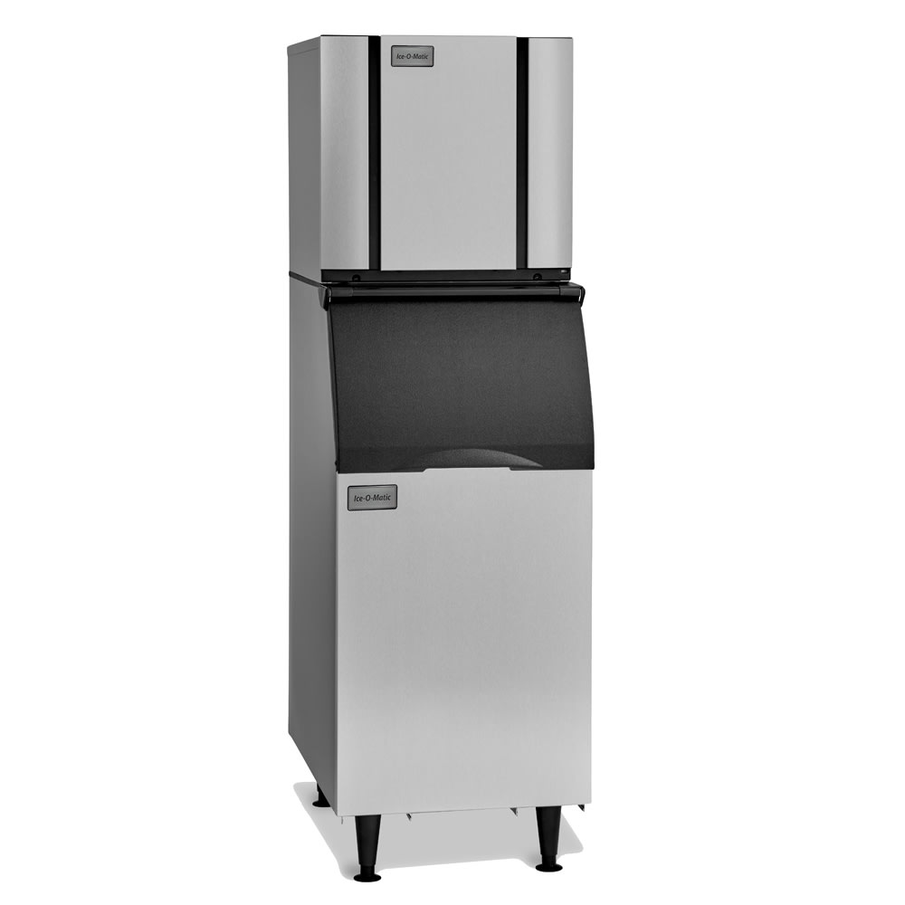 Ice-O-Matic CIM0320HA/B42PS 313 lb Elevation Series™ Half Cube Ice Machine w/ Bin - 351 lb Storage, Air Cooled, 115v