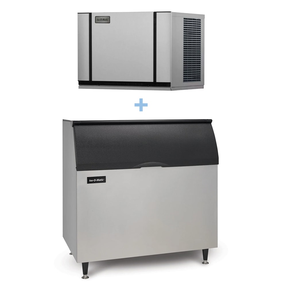 Ice-O-Matic CIM0636FA/B110PS/BPF-1 600 lb Elevation Series™ Full Cube Ice Machine w/ Bin - 854 lb Storage, Air Cooled, 208-230v
