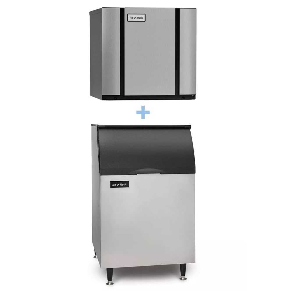 Ice-O-Matic CIM0836FA49/B55PS 896 lb Elevation Series™ Full Cube Ice Machine w/ Bin - 510 lb Storage, Air Cooled, 208-230v