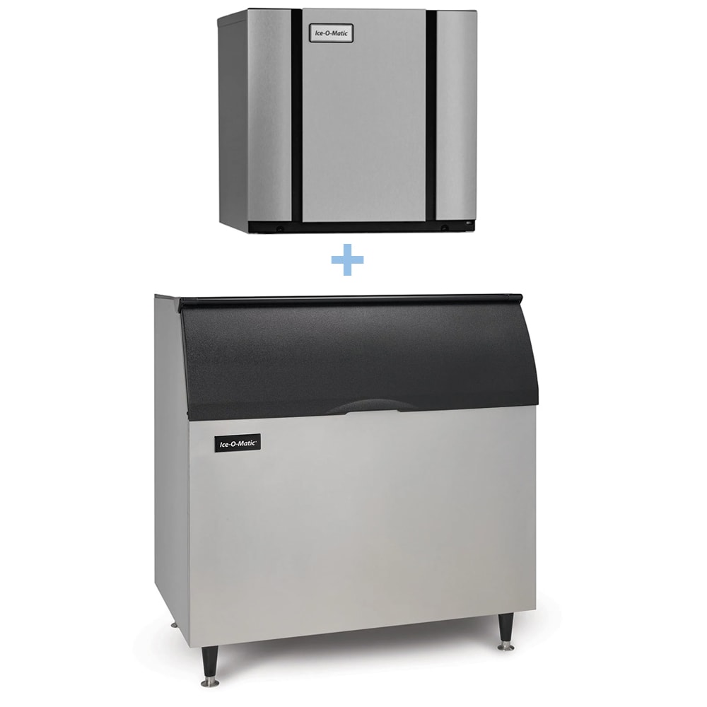Ice-O-Matic CIM0836HA49/B110PS/BPF-1 896 lb Elevation Series™ Half Cube Ice Machine w/ Bin - 854 lb Storage, Air Cooled, 208-230v