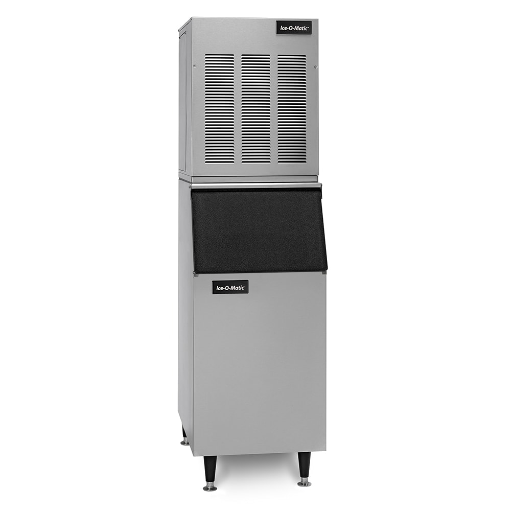 Ice-O-Matic GEM0650A/B42PS/KBT24 740 lb Pearl Ice® Nugget Ice Machine w/ Bin - 351 lb Storage, Air Cooled, 115v