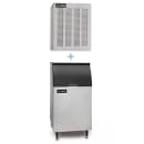 Ice-O-Matic GEM0650A/B42PS/KBT24 740 lb Pearl Ice® Nugget Ice Machine w/ Bin - 351 lb Storage, Air Cooled, 115v thumbnail 2