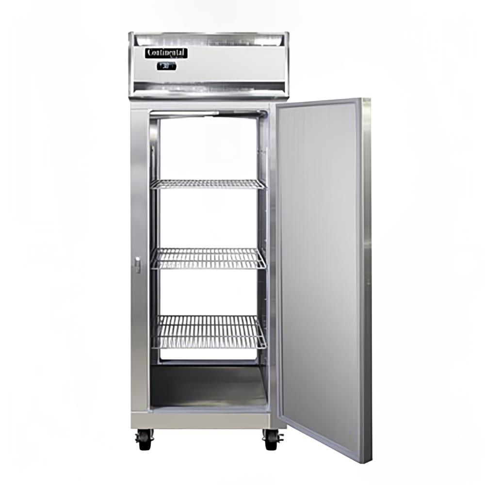 Continental 1FENSAPT 28 1/2" One Section Pass Thru Freezer, (2) Right Hinge Solid Doors, 115v