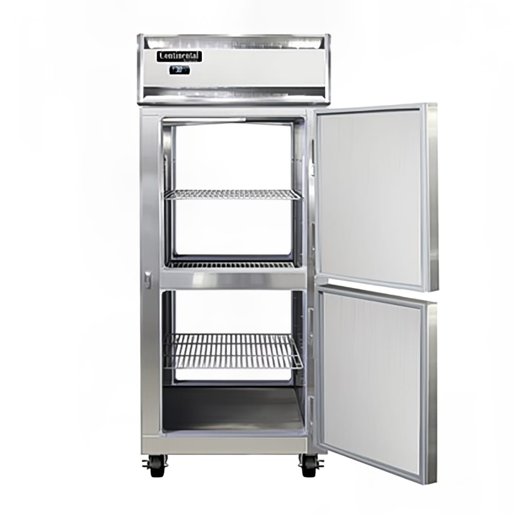 Continental 1FXNSAPTHD 36 1/4" One Section Pass Thru Freezer, (4) Right Hinge Solid Doors, 115v