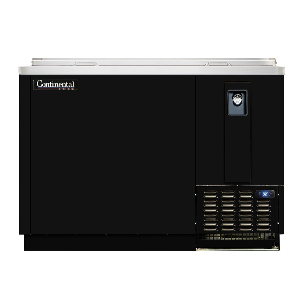 Continental BC50N 50" Forced Air Bottle Cooler - Holds (432) 12 oz Bottles, Opener, 115v