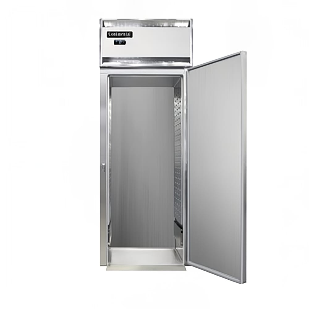 Continental D1FIN 35 1/4" Designer Line One Section Roll In Freezer, (1) Right Hinge Solid Door, 115/208-230v