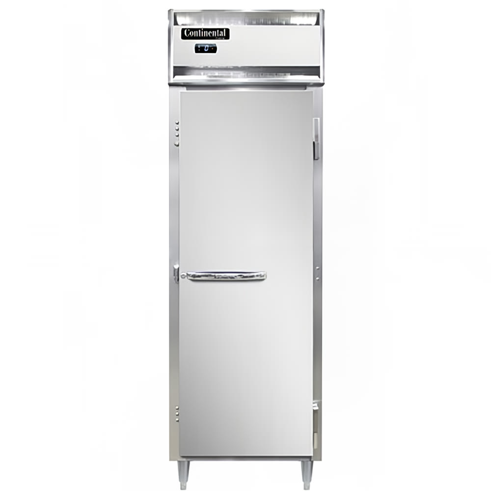 Continental D1FN 26" Designer Line One Section Reach In Freezer, (1) Right Hinge Solid Door, 115v