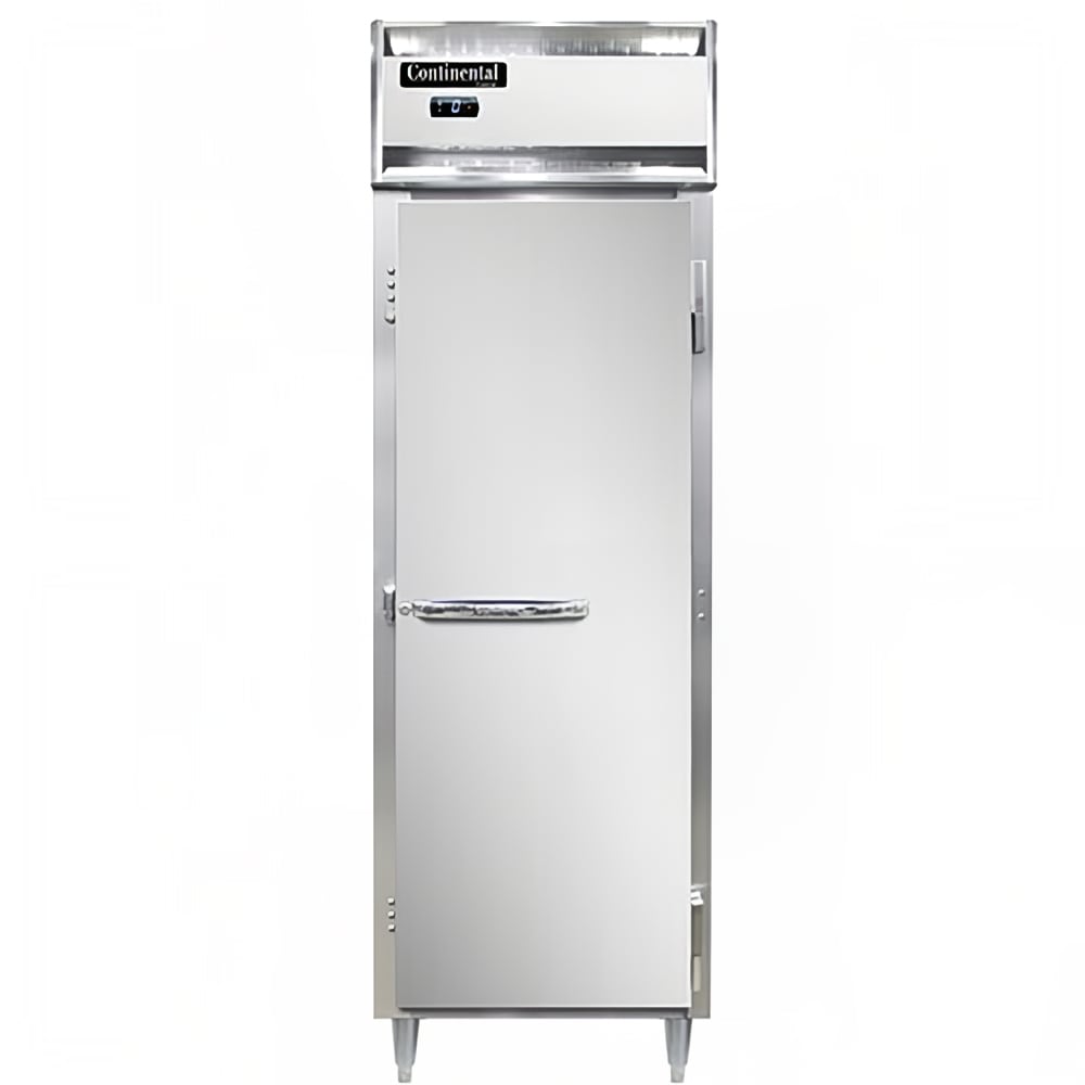 Continental D1FNSS 26" Designer Line One Section Reach In Freezer, (1) Right Hinge Solid Door, 115v