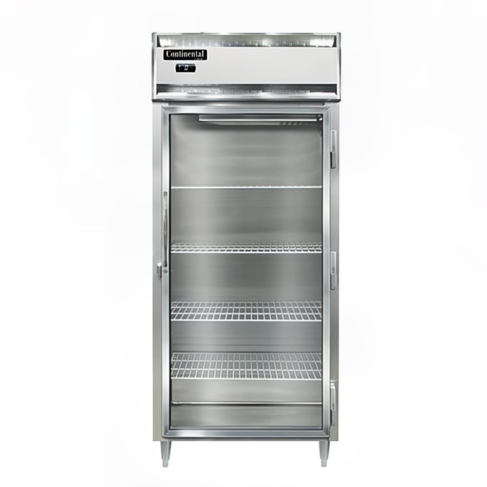Continental D1FXNSAGD 36 1/4" Designer Line One Section Reach In Freezer, (1) Right Hinge Glass Door, 115v