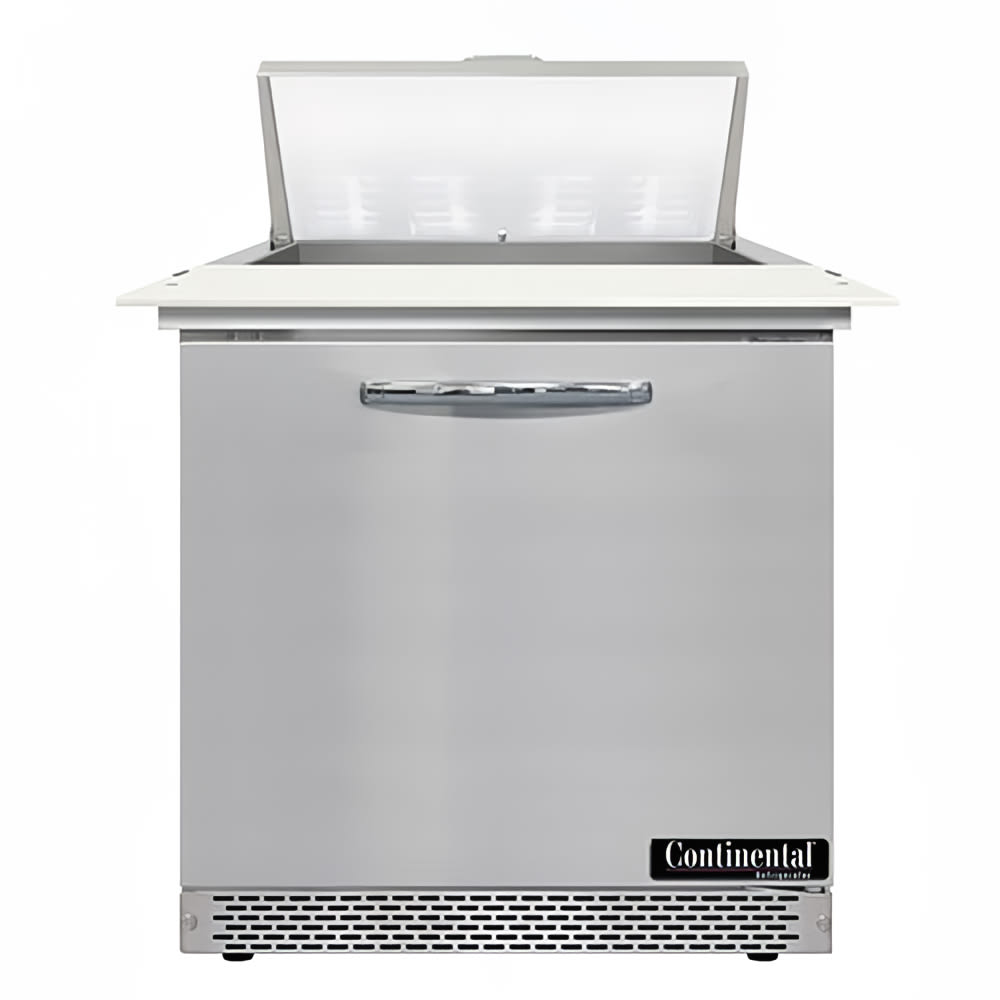 Continental D32N8C-FB 32" Designer Line Sandwich/Salad Prep Table w/ Refrigerated Base, 115v