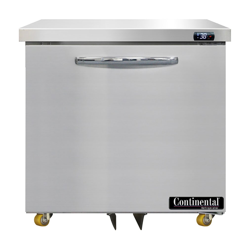 Continental D32N-U 32" W Undercounter Refrigerator w/ (1) Section & (1) Door, 115v