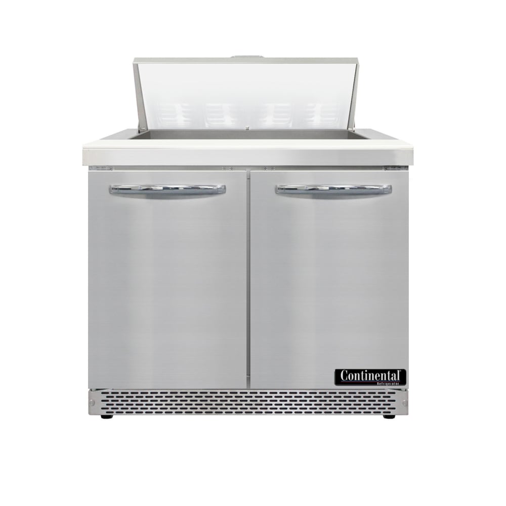 Continental D36N8-FB 36" Designer Line Sandwich/Salad Prep Table w/ Refrigerated Base, 115v