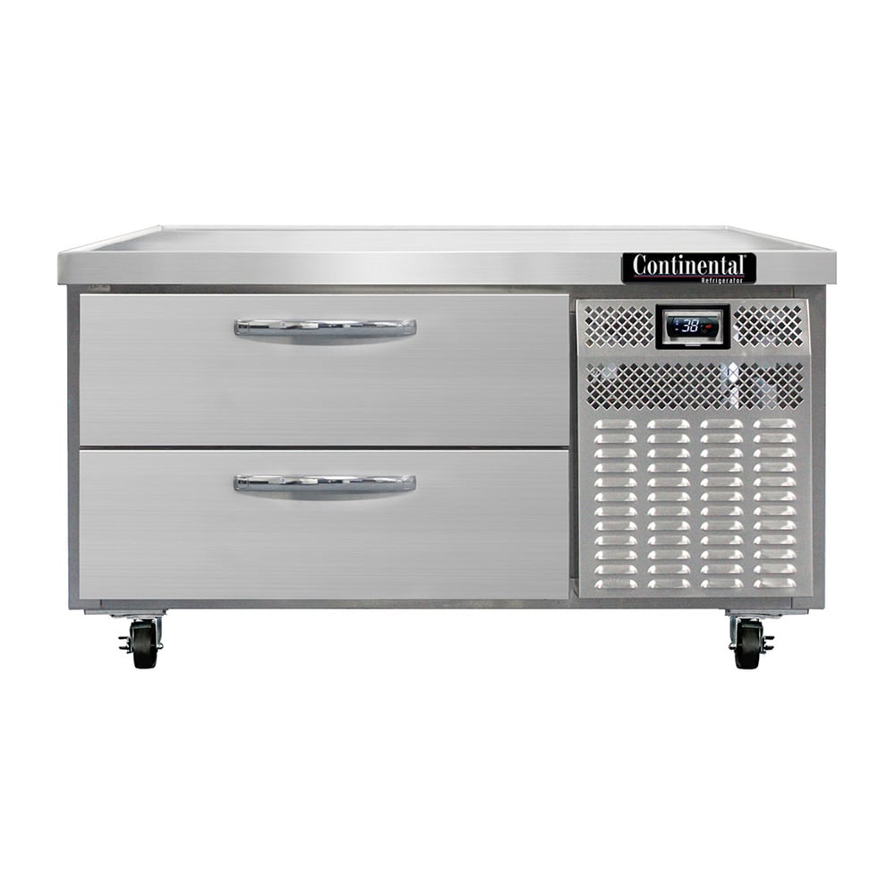 Continental D48GN 48" Chef Base w/ (2) Drawers - 115v