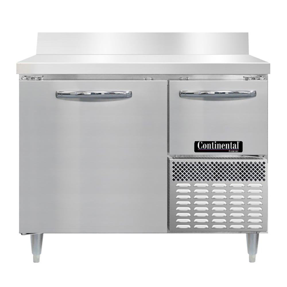 Continental DFA43NSSBS 43" W Worktop Freezer w/ (2) Sections & (2) Doors, 115v
