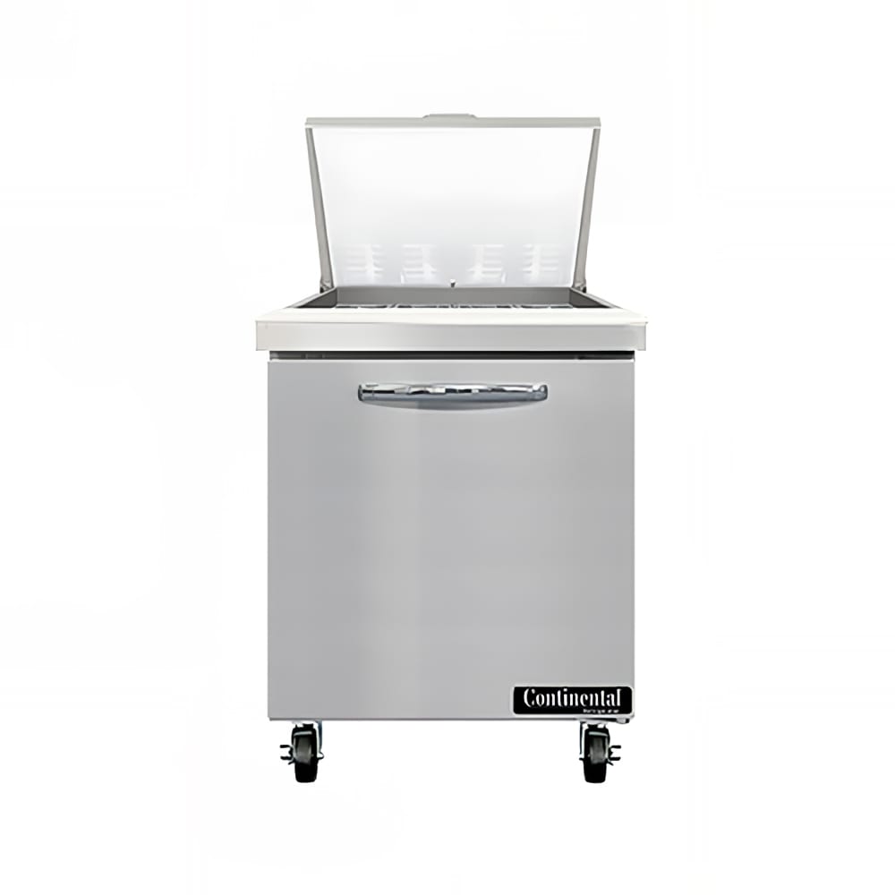 Continental SW27N12M 27" Sandwich/Salad Prep Table w/ Refrigerated Base, 115v