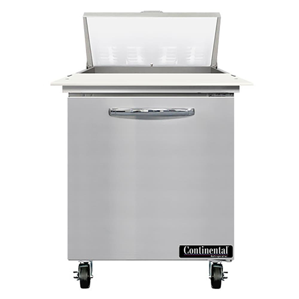 Continental SW27N8C 27" Sandwich/Salad Prep Table w/ Refrigerated Base, 115v