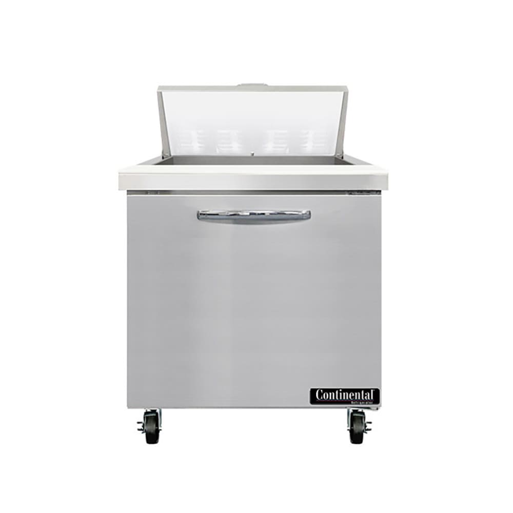 Continental SW32N8 32" Sandwich/Salad Prep Table w/ Refrigerated Base, 115v