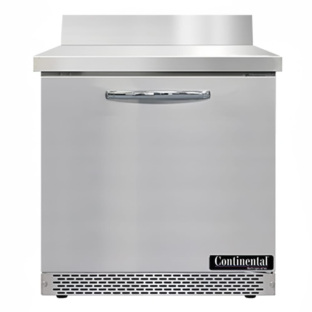 Continental SW32NBS-FB 32" Worktop Refrigerator w/ (1) Section, 115v