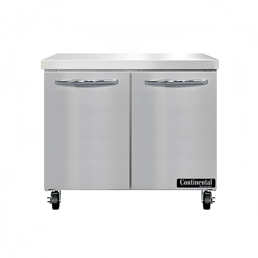 Continental SW36N 36" Worktop Refrigerator w/ (2) Sections, 115v